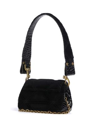 Hazel shoulder bag black quilted velvet VIVIENNE WESTWOOD | 4603000CWW00ZSN401